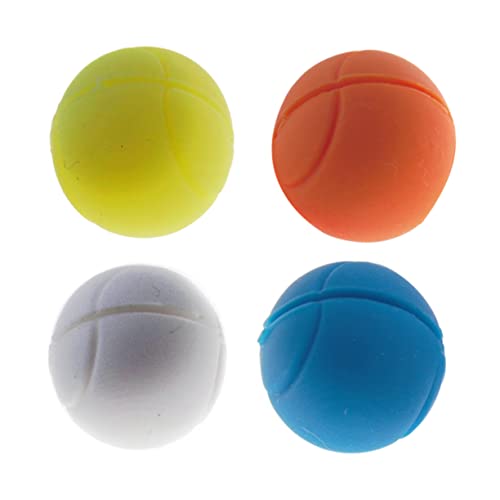 Gogogmee 4 Stück stoßdämpfender Ball Tennisschläger Tennis-Absorber Schwingungsdämpfer Tennis dämpfer Tennis Werkzeug für Schlägerspieler Tennisvibrationsdämpfer Kieselgel von Gogogmee