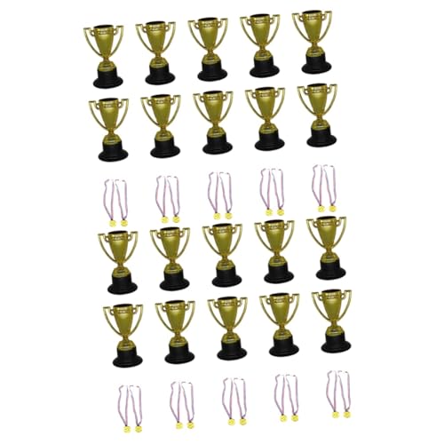 Gogogmee 40 Stk Trophäen für frühes Lernen Aufbewahrungskorb aus Rattan mit Deckel Spielzeug-Trophäen spielzeug für kinder kinderspielzeug Trophäen Kinder Trophäen Wiederverwendbar von Gogogmee