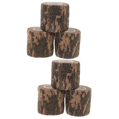 Gogogmee 6 Rollen Tarnband Erste-Hilfe-Klebeband Camouflage-klebebänder Tarnbänder Für Den Außenbereich Elastische Tarnbänder Camouflage-jagdbänder Unsichtbares Klebeband Wickelbänder Vlies Gogogmee 6 Rollen Tarnband Erste-Hilfe-Klebeband Camouflage-klebebänder Tarnbänder Für Den Außenbereich Elastische Tarnbänder Camouflage-jagdbänder Unsichtbares Klebeband Wickelbänder Vlies von Gogogmee