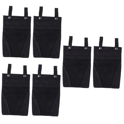 Gogogmee 6 STK Fahrradtasche Fahrradhängetasche aufbewahrungssack Storage Pockets Space Saver Korb zum Aufhängen Fahrradlenkertasche Korbhängetasche für Fahrrad hängende Tasche Black von Gogogmee