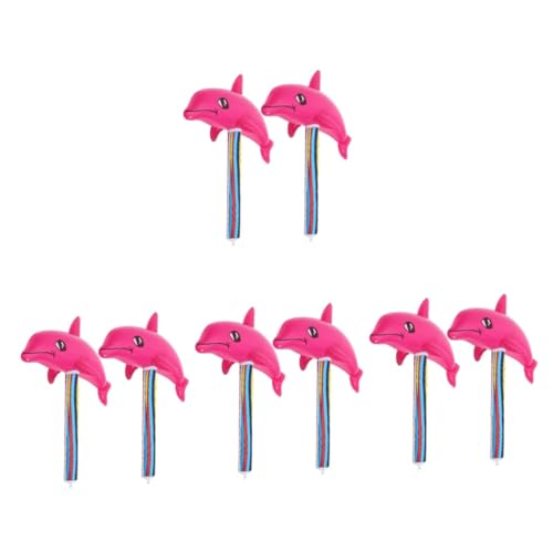 Gogogmee 8 Stück Delphin Cheer Stick Noise Maker Aufblasbare Stöcke Party Leader Stick Cheer Sticks Party Zauberstäbe Cheerleading Stick Cartoon Aufblasbare Hämmer Cartoon Aufblasbare von Gogogmee