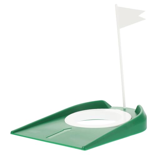 Gogogmee Golf-Cup-Tablett golfübungsgeräte Golf Training Golf-Praxis-Plastikloch Golf-Übungsloch Golf-Training Stellen Golfloch Gadget Putter Loch setzen Übungstasse (abs) von Gogogmee