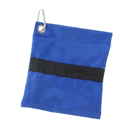 Gogogmee Golf-Tack-Tasche Tragetasche für Golfbälle Golf-Tee-Halter Golf-T-Beutel Golf-Tee-Tasche Golftaschen Wiederverwendbare Golftasche Golf-Tee-Bag-Tasche tragbare Golftasche Nylon Blue von Gogogmee