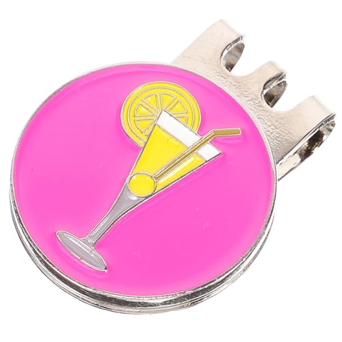 Gogogmee Golfzubehör Dekorativer Golfmarker Am Nächsten An Der Pin-markierung Golf-Marker- Filigraner Ballmarker Golfhut-Clip Aus Zinklegierung Golf-zubehör Eisen Rosy von Gogogmee