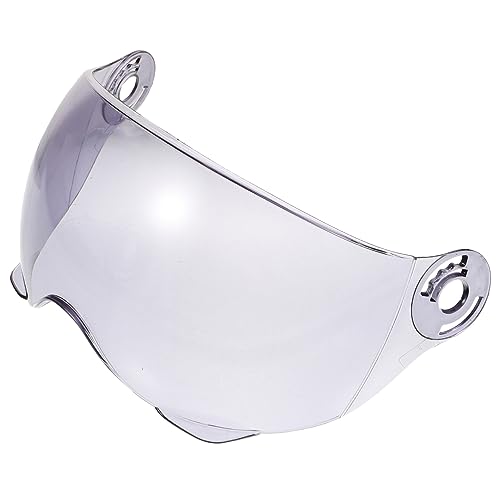 Gogogmee Hai-Helmvisier Motorradhelm Visier motorradhelm zubehör Motorradhelm Schutzbrille Sturzhelm Visier Fahrrad Helm Motorradhelme Football-Helm-Visier Linse für Motorradhelm Plastik von Gogogmee