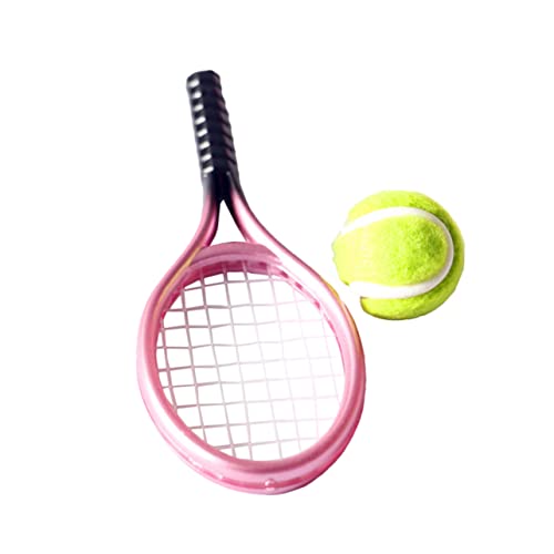 Gogogmee Mini Tennis Racket Set Mit Tennisball 1 Set Aus Miniatur Tennisschlägern Und Ball Zufällige Farben Perfekt Als Mini Ornament Oder Für Kreative Dekorationen Im von Gogogmee