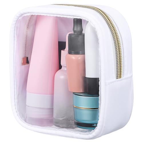 Gogogmee Transparente Mini Kosmetiktasche Mini Make Up Tasche Für Geldbörse Kleine Make Up Tasche Mini Geldbörse Für Essentials Reise Make Up Tasche Transparente Make Up Tasche von Gogogmee