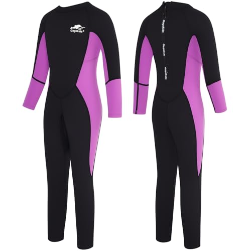 Gogokids Kinder Neoprenanzüge Thermische Badeanzüge, Mädchen Rash Guard Einteiler Bademode 2.5mm Neopren Taucheranzug Schnorchelanzug UV-Schutz 50+ Gogokids Kinder Neoprenanzüge Thermische Badeanzüge, Mädchen Rash Guard Einteiler Bademode 2.5mm Neopren Taucheranzug Schnorchelanzug UV-Schutz 50+ von Gogokids