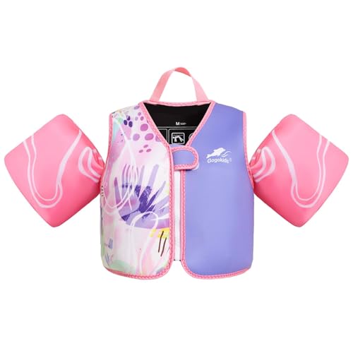Gogokids Kinder Schwimmweste mit Schwimmärmeln, Kleinkinder Schwimmjacke mit Armbändern Jung Mädchen Schwimmhilfe Auftrieb für 2-3 Jahre/15-19 KG für Pool, Schwimmunterricht, Schwim und Wasserpark Gogokids Kinder Schwimmweste mit Schwimmärmeln, Kleinkinder Schwimmjacke mit Armbändern Jung Mädchen Schwimmhilfe Auftrieb für 2-3 Jahre/15-19 KG für Pool, Schwimmunterricht, Schwim und Wasserpark von Gogokids