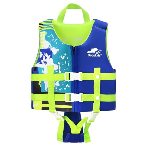 Gogokids Schwimmweste Float Jacket - Kinder Schwimmtraining Auftrieb Badeanzug mit verstellbaren Sicherheitsgurten für 15-35kg Kinder, Jungen Mädchen im Alter von 2-9 Jahren Gogokids Schwimmweste Float Jacket - Kinder Schwimmtraining Auftrieb Badeanzug mit verstellbaren Sicherheitsgurten für 15-35kg Kinder, Jungen Mädchen im Alter von 2-9 Jahren von Gogokids