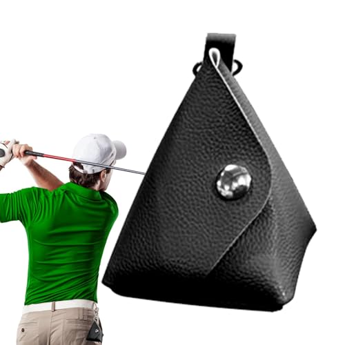 Gohemsun Golf-Tee-Tasche, Golfball-Taillentasche, Golfball-Organizer-Tasche mit Magnetverschluss, Golfzubehör, Golfball-Aufbewahrungstasche mit Metallkarabiner für Golftraining, Wettkampf von Gohemsun