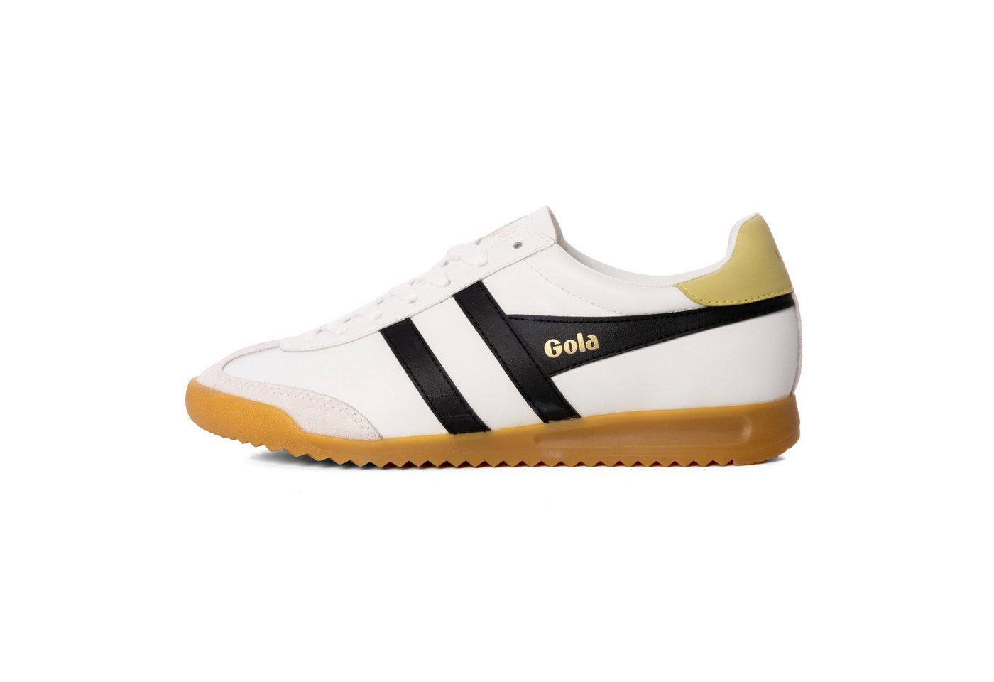 Gola Damenschuh Gola Torpedo Leather, G 38, F white/black/lemon Sneaker von Gola