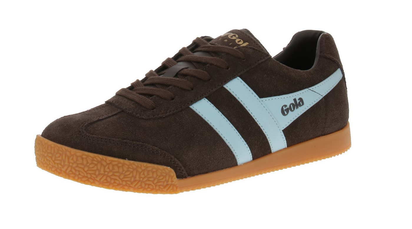 Gola Harrier Suede D.Brown-P.Blue Sneaker Gola Harrier Suede D.Brown-P.Blue Sneaker von Gola