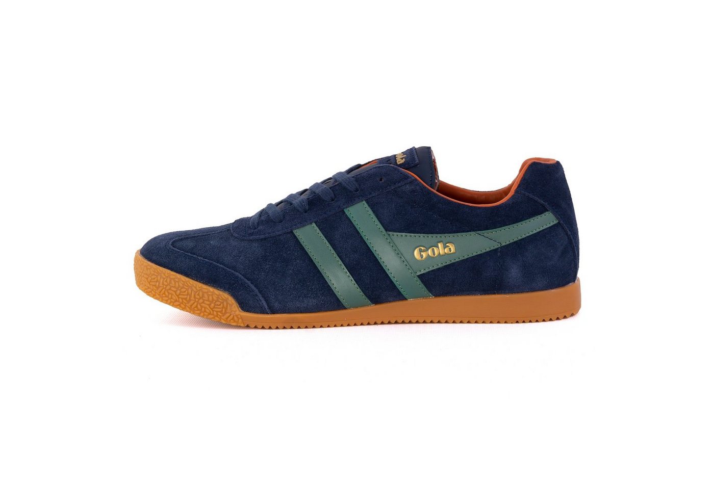 Gola Schuhe Gola Harrier Suede, G 41, F navy/sage/orange Sneaker Gola Schuhe Gola Harrier Suede, G 41, F navy/sage/orange Sneaker von Gola