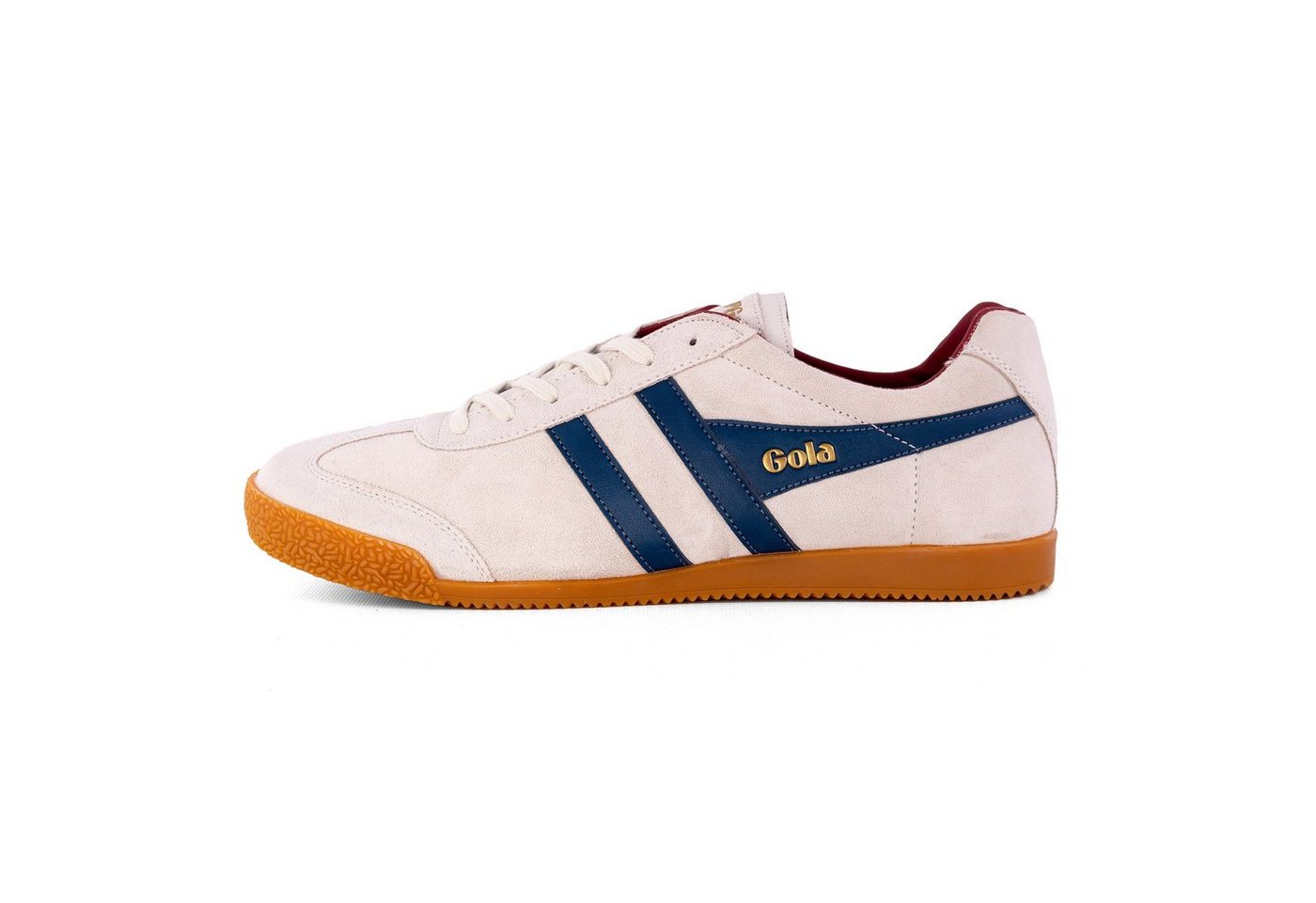 Gola Schuhe Gola Harrier Suede, G 45, F offwhite/blue/red Sneaker Gola Schuhe Gola Harrier Suede, G 45, F offwhite/blue/red Sneaker von Gola