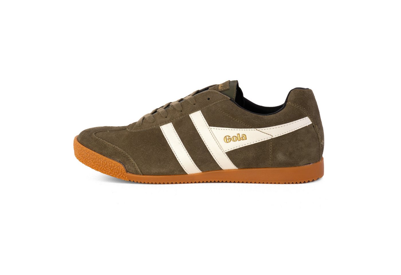 Gola Schuhe Gola Harrier Suede, G 42, F khaki/offwhite/black Sneaker von Gola