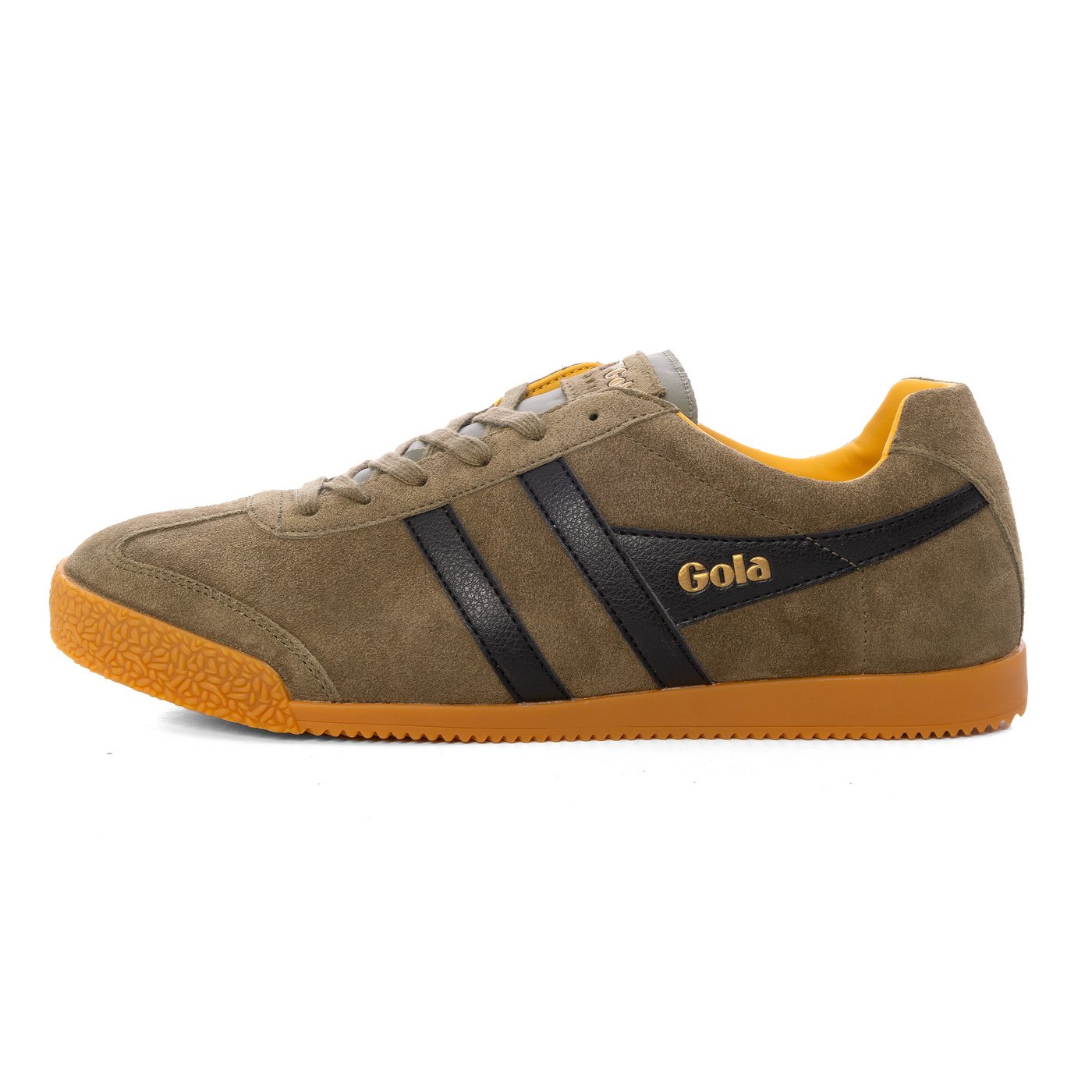 Gola Schuhe Gola Harrier Suede, G 45, F khaki/black Sneaker Gola Schuhe Gola Harrier Suede, G 45, F khaki/black Sneaker von Gola
