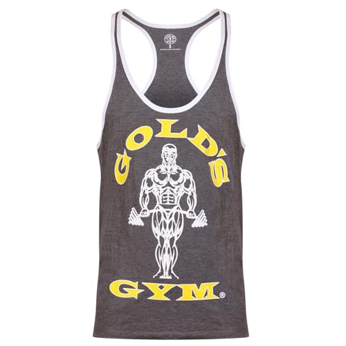 Gold's Gym, Muscle Joe Contrast Vest, Tank Top, Herren, Grau, L von Gold's Gym