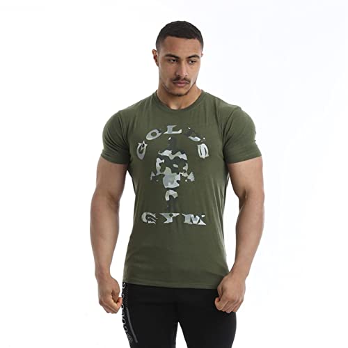 Gold's Gym GGTS144 Herren Workout Training Tee Camo Muscle Joe Print Rundhals T-Shirt von Gold's Gym