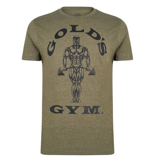 GOLDS GYM Herren T-Shirt, olivgrün, L von Gold's Gym