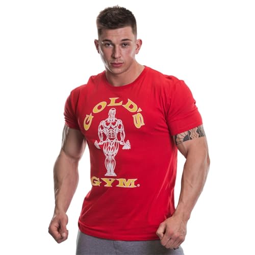 GOLDS GYM Herren T-Shirt, rot, L von Gold's Gym