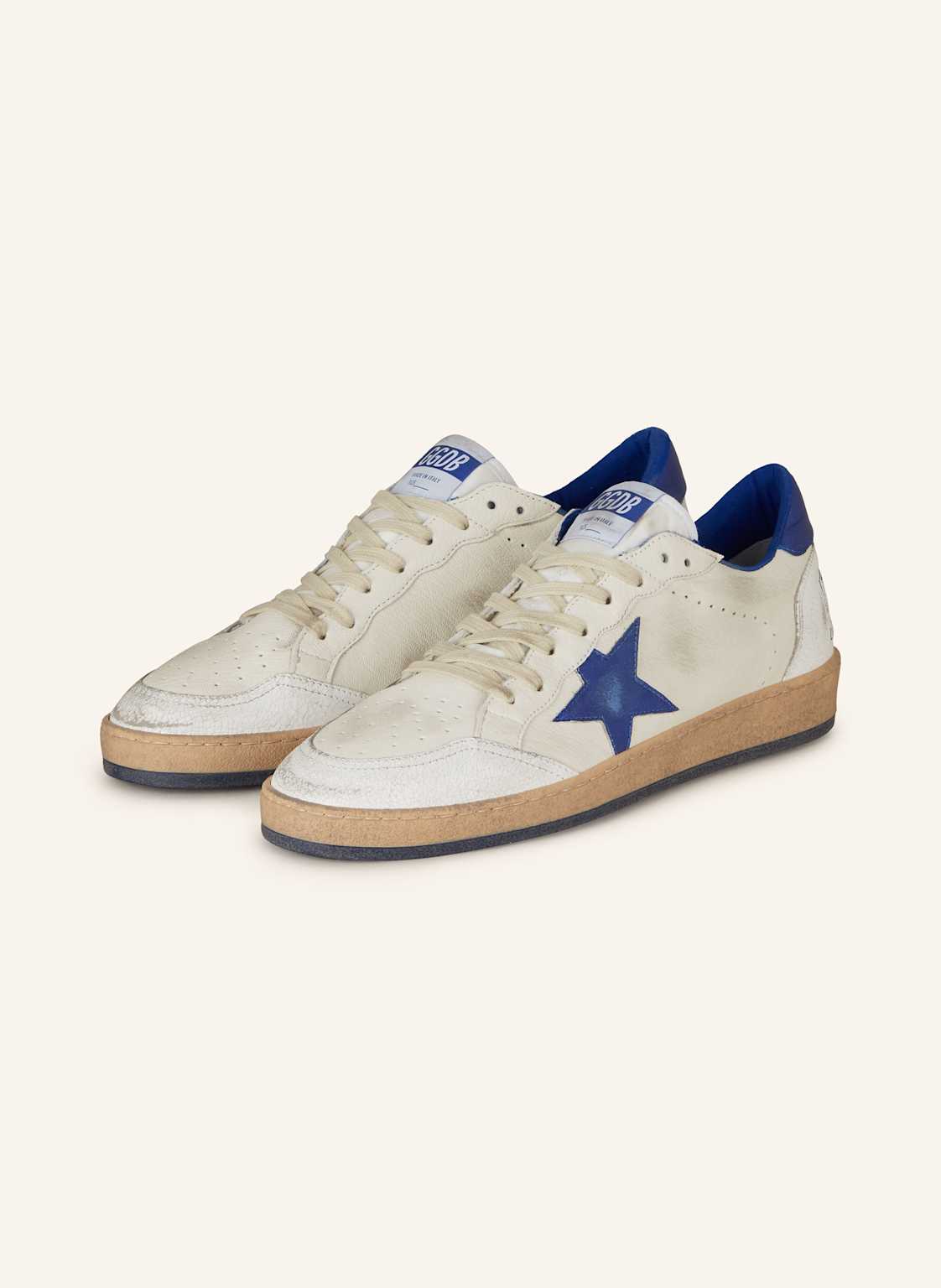 Golden Goose Sneaker Ball Star weiss von Golden Goose