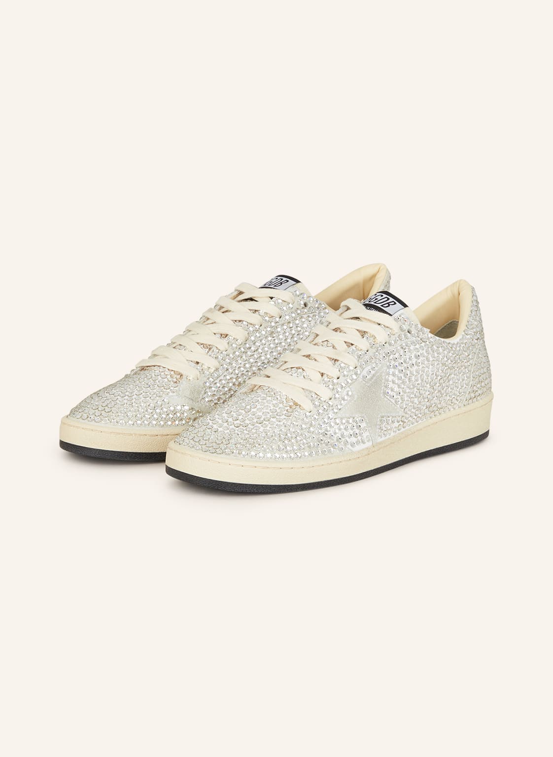 Golden Goose Sneaker Ball Star Mit Schmucksteinen grau Golden Goose Sneaker Ball Star Mit Schmucksteinen grau von Golden Goose