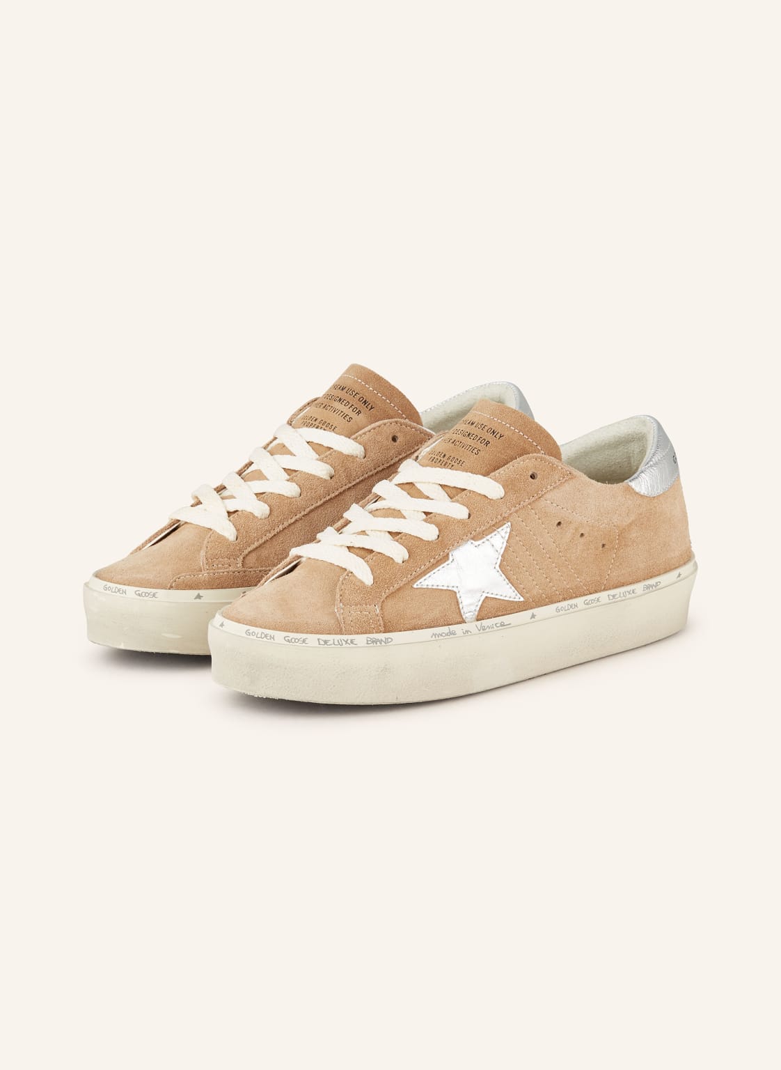 Golden Goose Sneaker Hi Star braun von Golden Goose