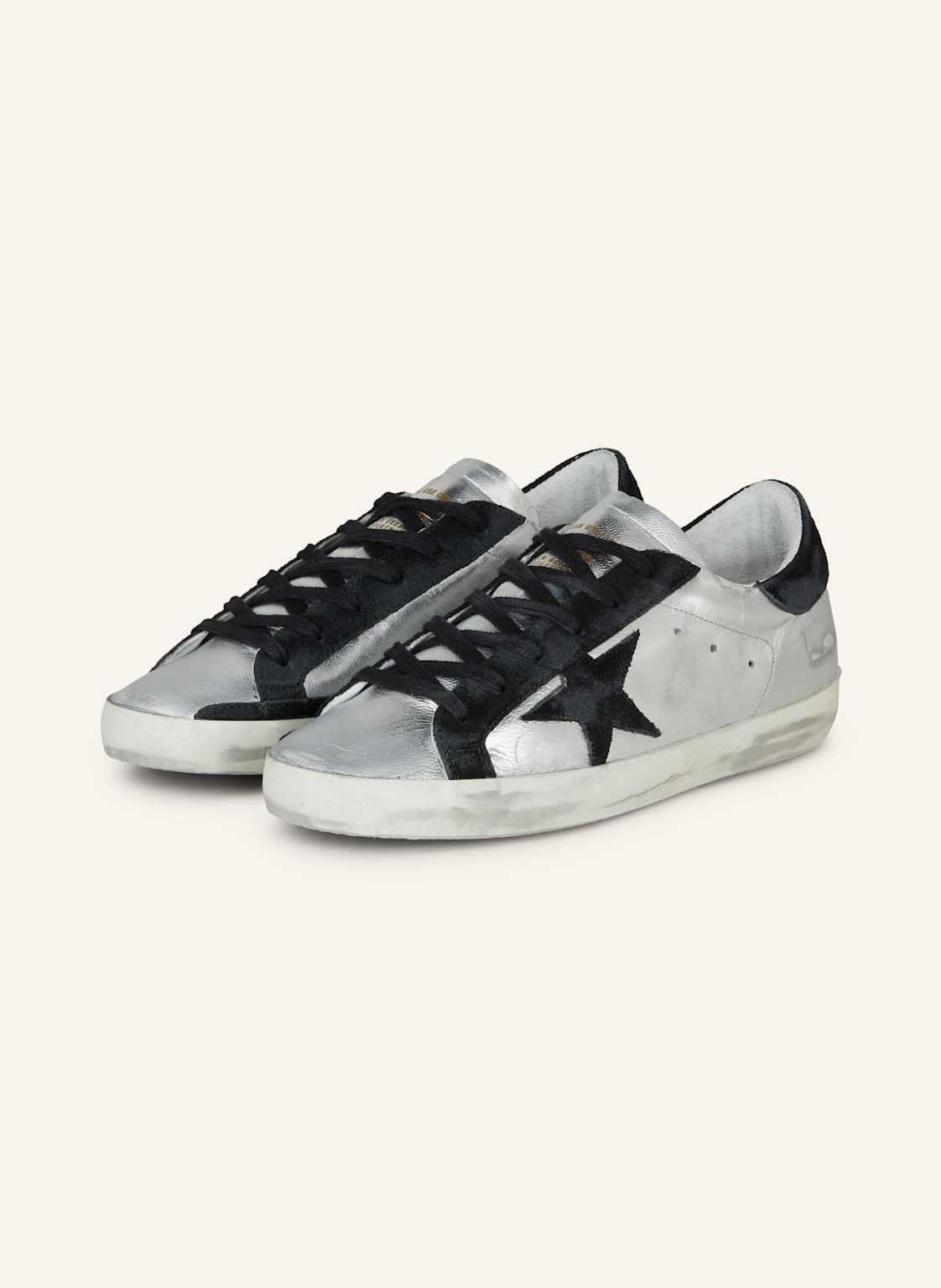 Golden Goose Sneaker Super-Star Classic silber Golden Goose Sneaker Super-Star Classic silber von Golden Goose