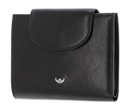 Golden Head Colorado RFID Protect Billfold Coin Wallet with Snap Closure Black Golden Head Colorado RFID Protect Billfold Coin Wallet with Snap Closure Black von Golden Head