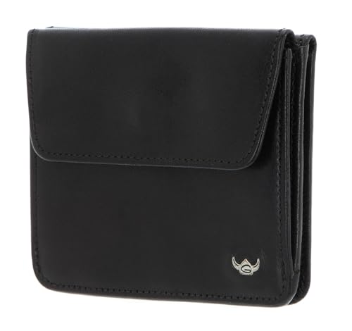 Golden Head Colorado RFID Protect Billfold Coin Wallet with Front Flap Snap Closure Black Golden Head Colorado RFID Protect Billfold Coin Wallet with Front Flap Snap Closure Black von Golden Head