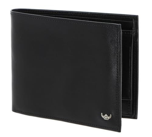 Golden Head Colorado RFID Protect Billfold Coin Wallet Black von Golden Head