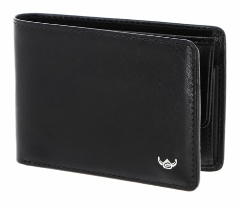 Golden Head Colorado RFID Protect Petite Billfold Coin Wallet Black von Golden Head