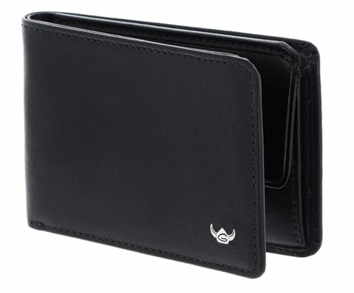 Golden Head Colorado RFID Protect Petite Billfold Coin Wallet Black Golden Head Colorado RFID Protect Petite Billfold Coin Wallet Black von Golden Head