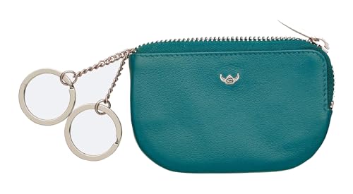 Golden Head Madrid Zipped Key Case Turquoise von Golden Head