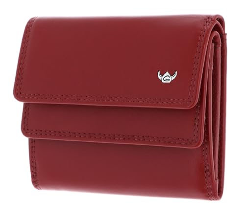 Golden Head Polo RFID Protect Zipped Billfold Coin Wallet with Front Snap Closure Red Golden Head Polo RFID Protect Zipped Billfold Coin Wallet with Front Snap Closure Red von Golden Head