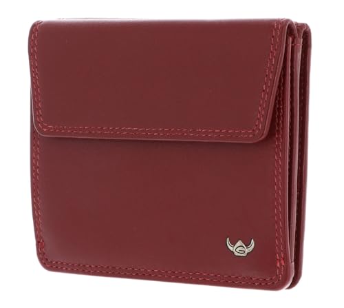 Golden Head Polo RFID Protect Billfold Coin Wallet with Front Flap Snap Closure Red Golden Head Polo RFID Protect Billfold Coin Wallet with Front Flap Snap Closure Red von Golden Head