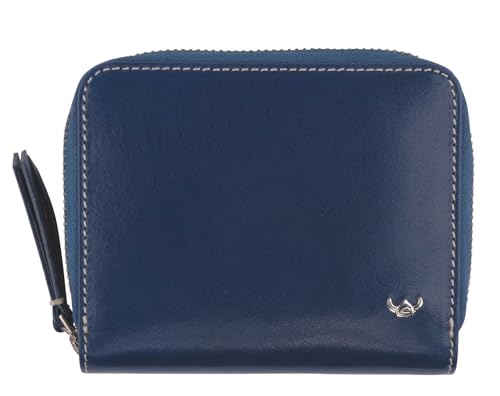 Golden Head Venezia Zipped Billfold Coin Wallet Sectioned Coin Pocket with Zipper Blue Golden Head Venezia Zipped Billfold Coin Wallet Sectioned Coin Pocket with Zipper Blue von Golden Head