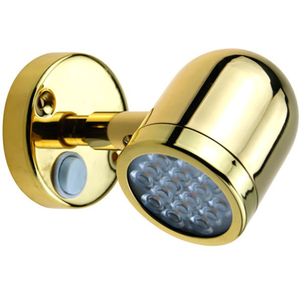 Goldenship Bulkhead Cabin Light 65 Mm 12v 10w Golden Goldenship Bulkhead Cabin Light 65 Mm 12v 10w Golden von Goldenship