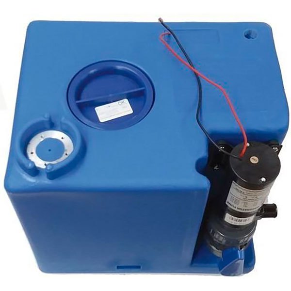Goldenship Toilet Tank With Pump 56l 12v Blau 35 x 40 x 45 cm Goldenship Toilet Tank With Pump 56l 12v Blau 35 x 40 x 45 cm von Goldenship