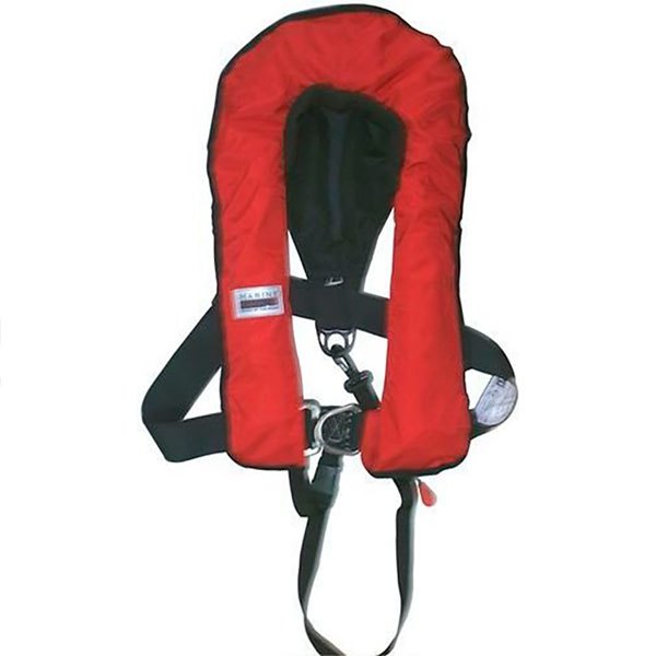 Goldenship 275n Inflatable Life Jacket&harness Rot >40 kg von Goldenship