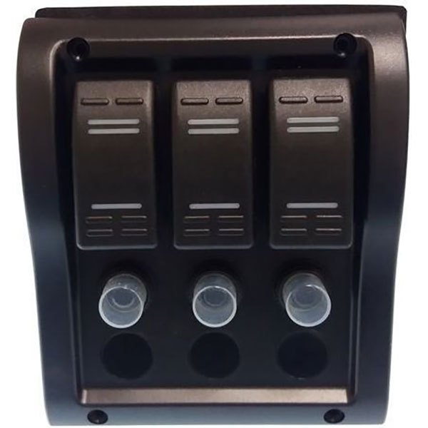 Goldenship 3 Switches Panel Schwarz 110 x 130 mm Goldenship 3 Switches Panel Schwarz 110 x 130 mm von Goldenship