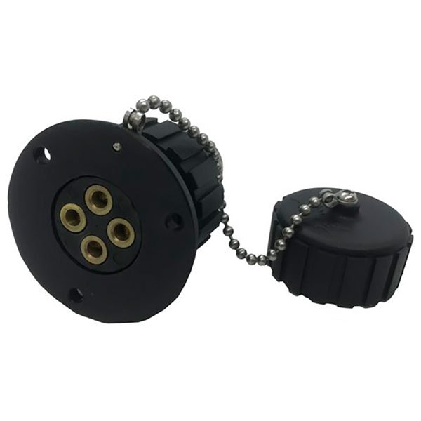 Goldenship Nylon 4 Pins Waterproof Deck Connector Schwarz 3A Goldenship Nylon 4 Pins Waterproof Deck Connector Schwarz 3A von Goldenship