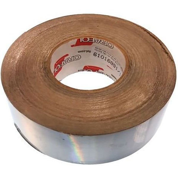 Goldenship 45.7 M Reflective Safety Tape Silber 50 mm von Goldenship