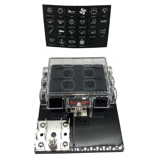 Goldenship 6 Fuses Panel Schwarz Goldenship 6 Fuses Panel Schwarz von Goldenship