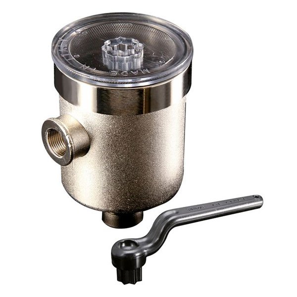 Goldenship Como Brass Water Filter Silber 3/4´´ von Goldenship