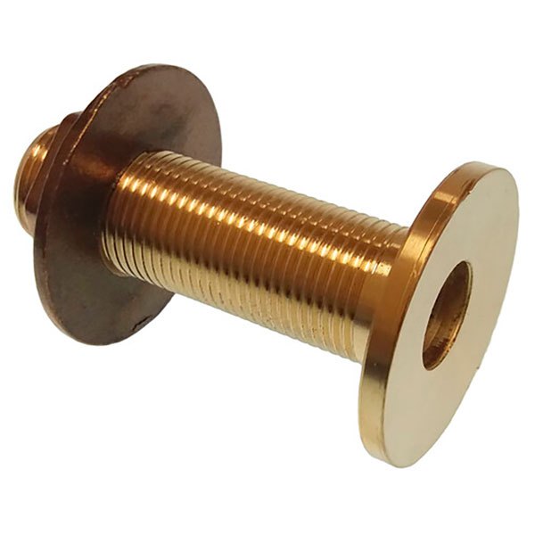Goldenship Brass Flat Head Thru Hull Golden 2´´ Goldenship Brass Flat Head Thru Hull Golden 2´´ von Goldenship