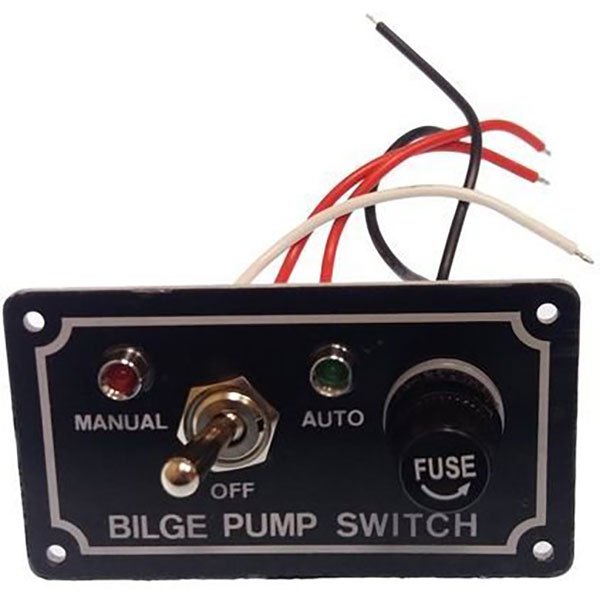 Goldenship Gs20142 Bilge Pump Switch Panel Schwarz 90 x 50 mm Goldenship Gs20142 Bilge Pump Switch Panel Schwarz 90 x 50 mm von Goldenship