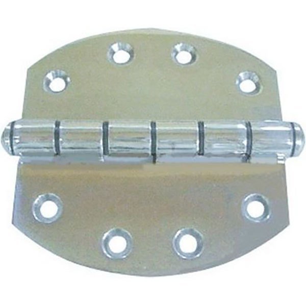 Goldenship Inox Oval Hinge Silber 102 x 102 mm von Goldenship