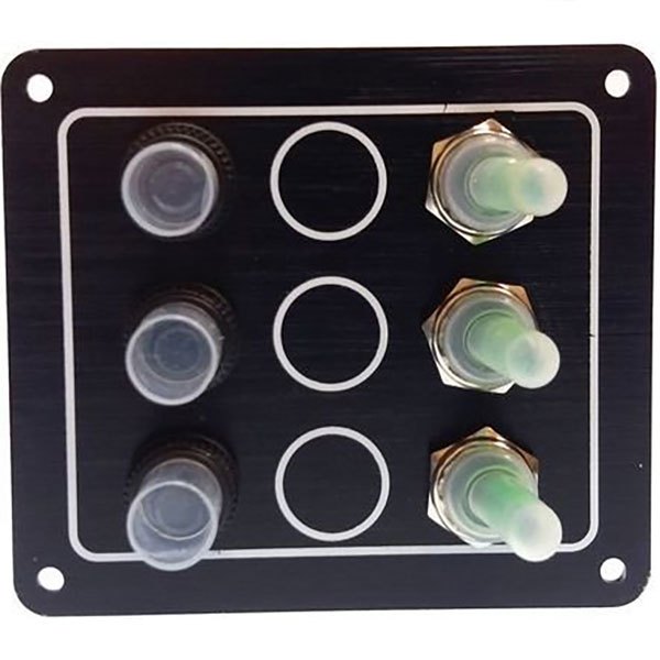 Goldenship Ip65 Waterproof 3 Switches Panel Schwarz 90 x 100 mm Goldenship Ip65 Waterproof 3 Switches Panel Schwarz 90 x 100 mm von Goldenship